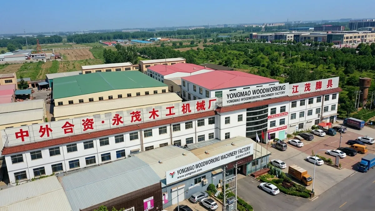 YongMao industrial edge banding machine factory in Renqiu, China